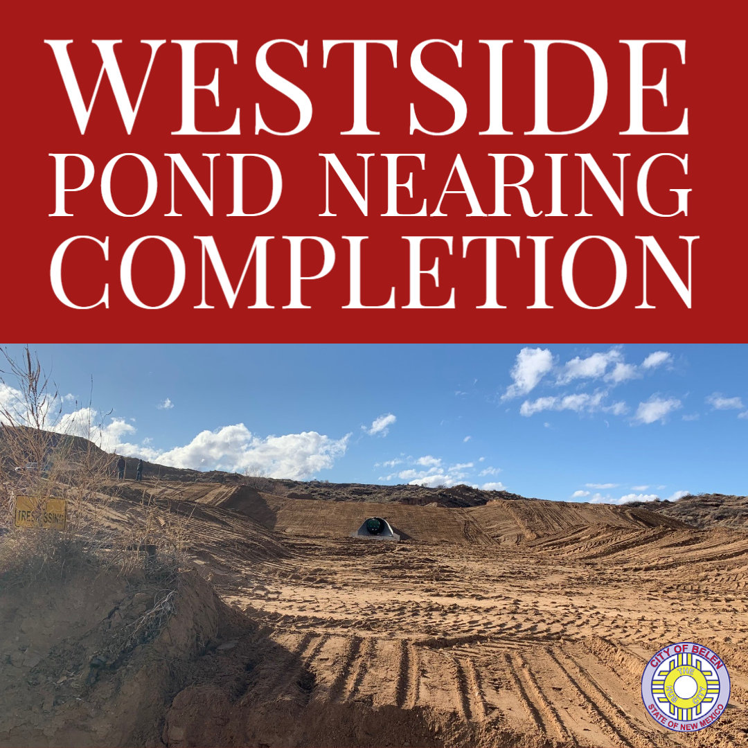Featured image for “Westside Pond Nearing Completion”