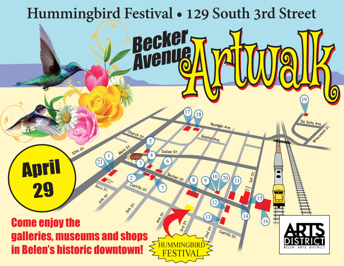 Hummingbird Festival and Becker Ave. Art Walk! City of Belen