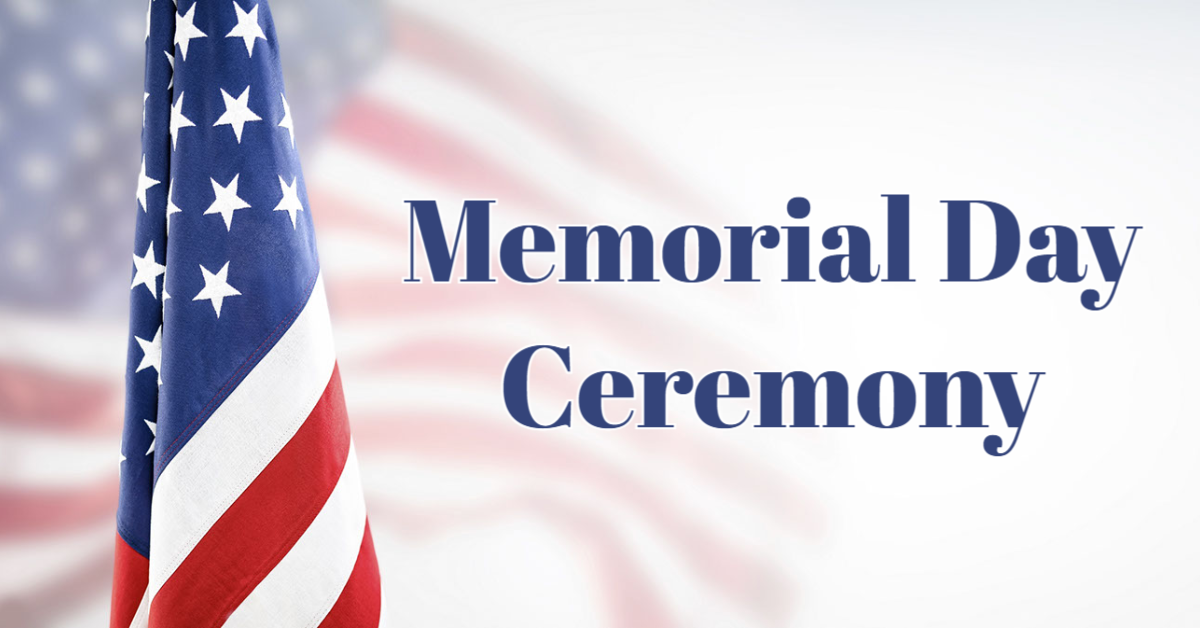 Featured image for “Memorial Day Ceremony”