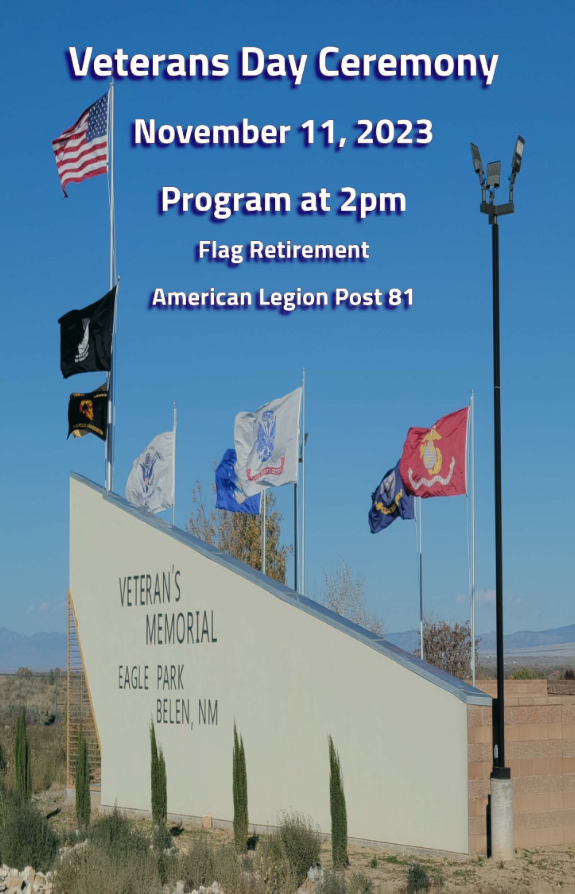 Featured image for “Veterans Day Ceremony”