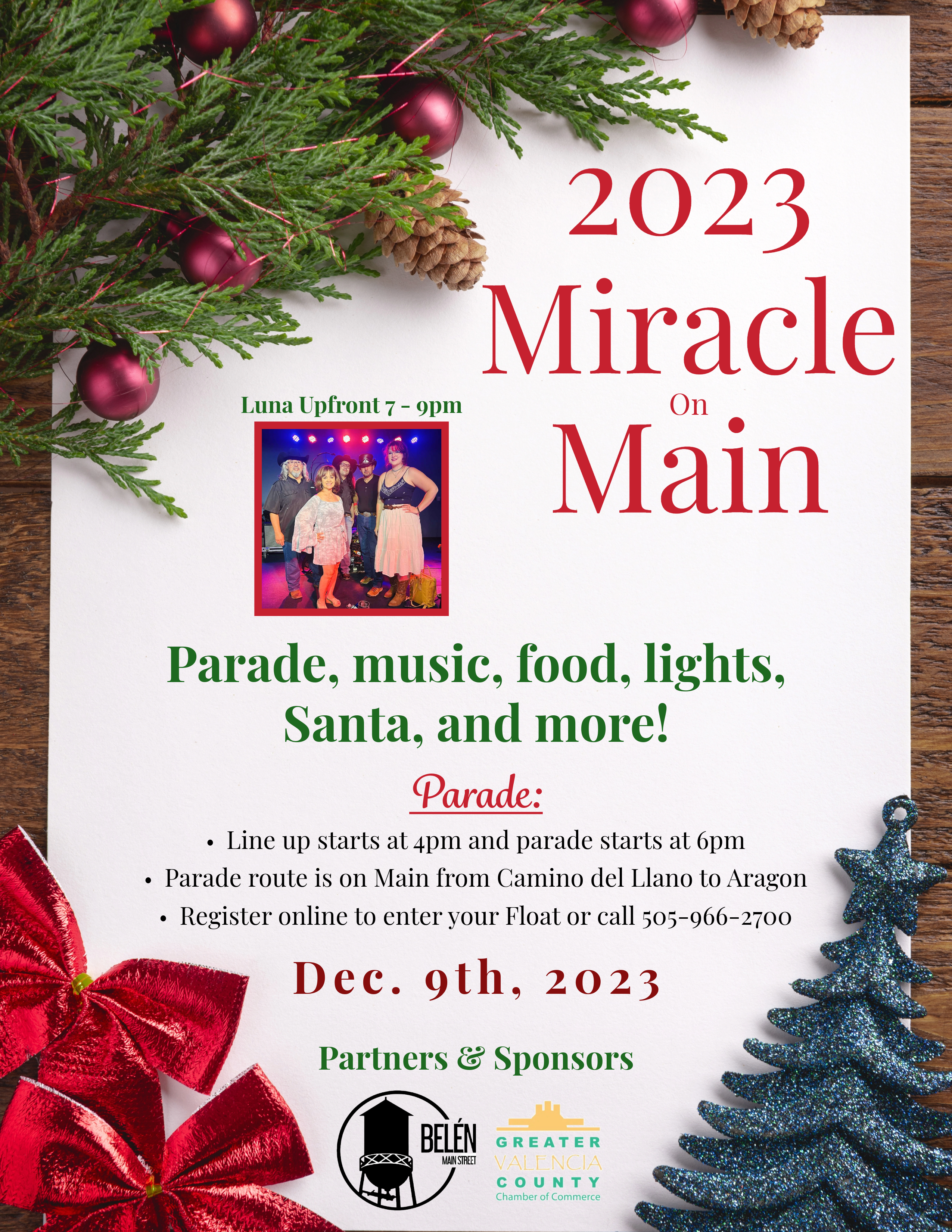 Featured image for “2023 Miracle on Main Street 36th Annual Parade & Celebration”