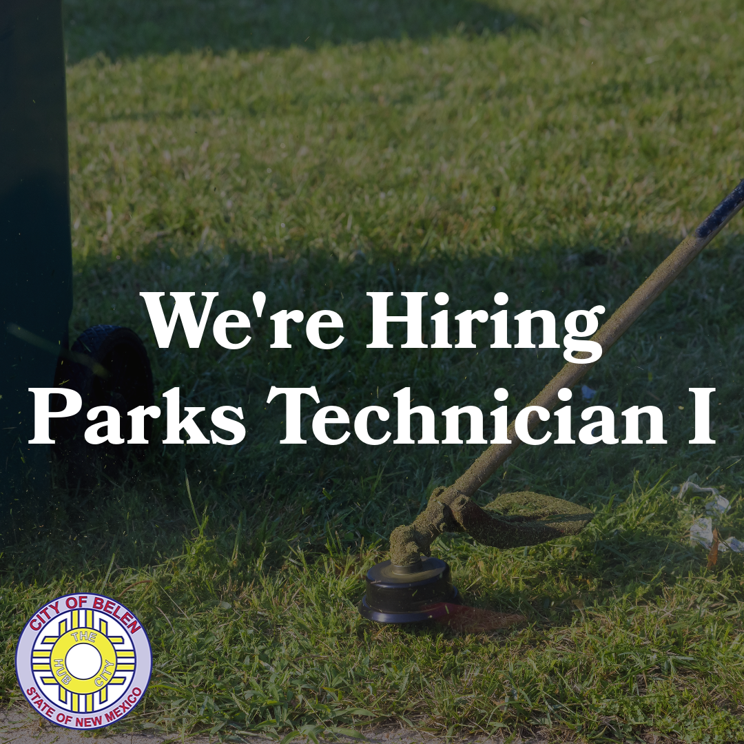 Featured image for “We’re Hiring! Parks Technician I”