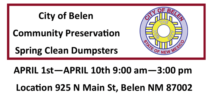 Featured image for “Community Preservation Spring Clean Dumpsters”