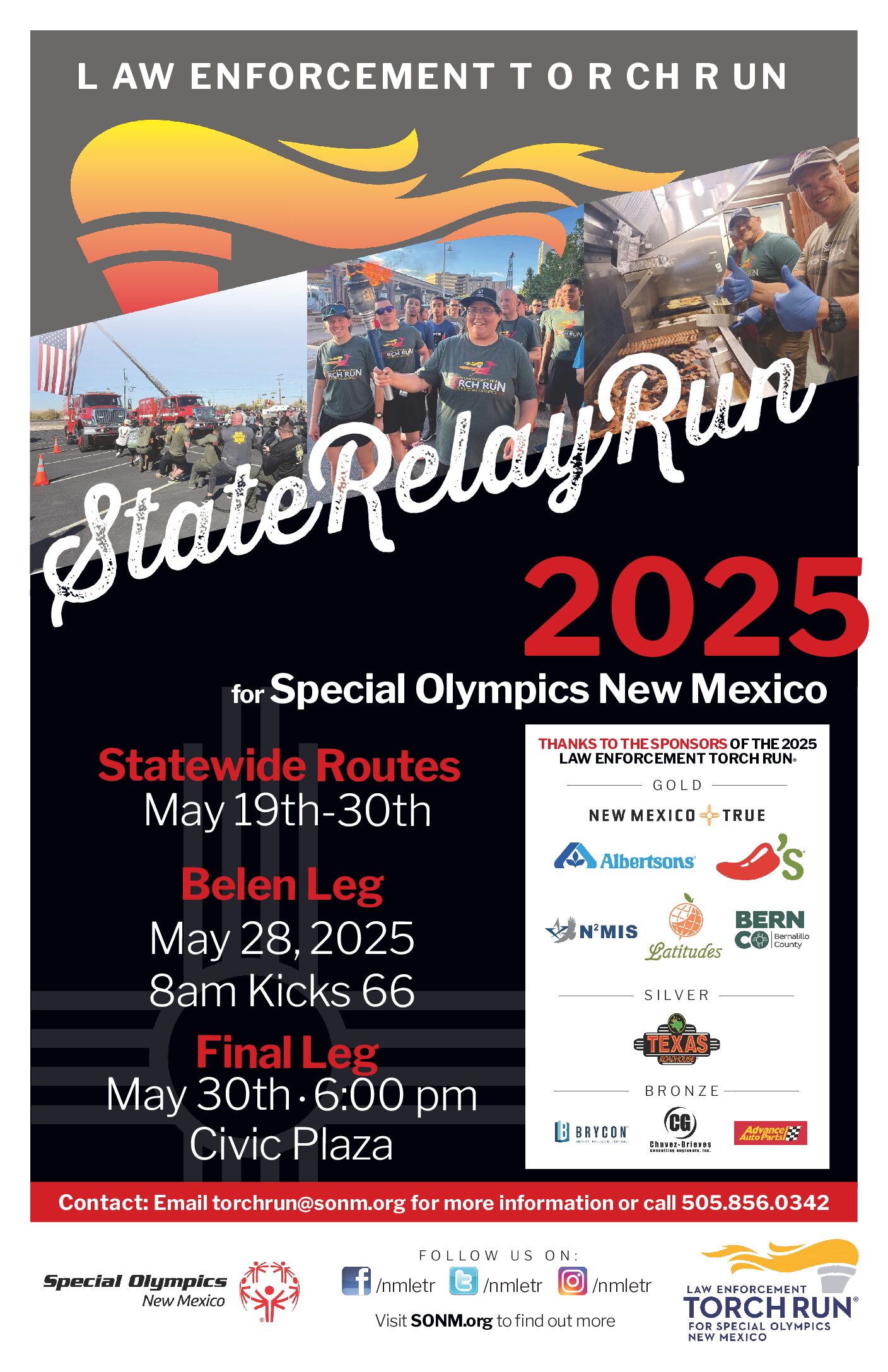 Featured image for “Belen to Welcome Torch Run for Special Olympics on May 28”