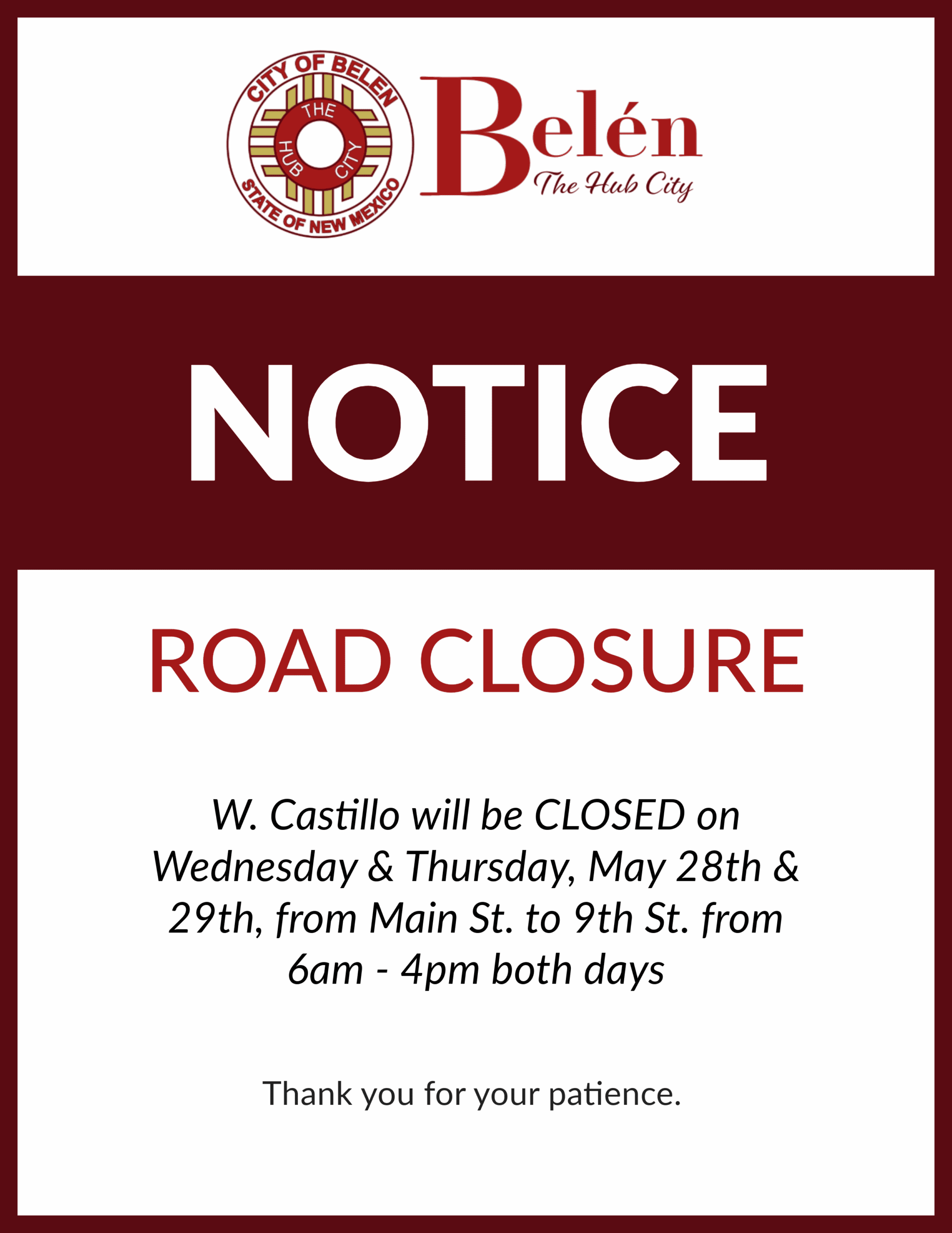 Featured image for “W. Castillo Closure”