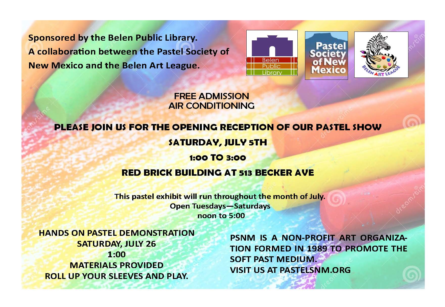 Featured image for “Pastel Show and Reception”