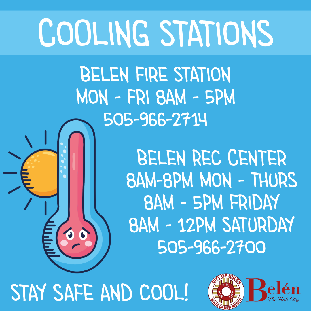 Featured image for “Stay Cool, Belen! Cooling Stations Open to the Public”