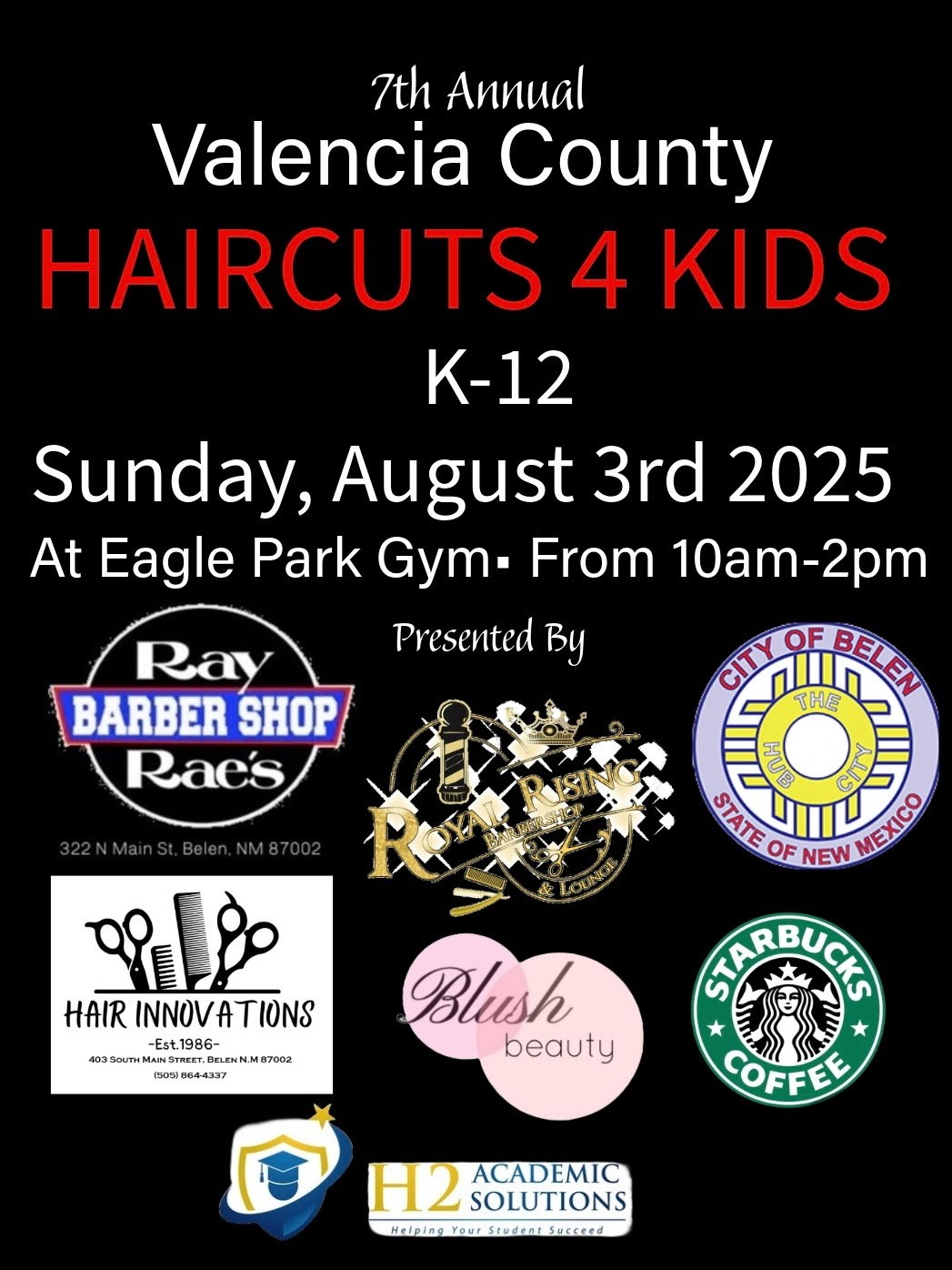 Featured image for “7th Annual Valencia County Haircuts 4 Kids”
